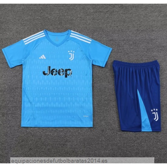 Nuevo Tailandia Portero Conjunto De Hombre Juventus 23/24 Azul Baratas